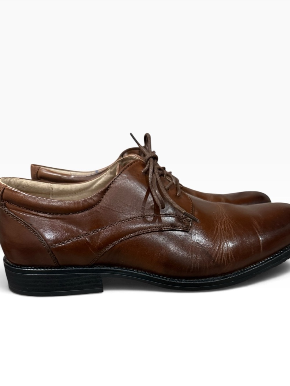 G.H, Bass & Co. Men’s Bass Size 10.5 M Brown Leather Oxford Dress Shoes. USA!